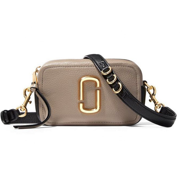 Marc Jacobs | Bags | Discontinued Marc Jacobs Quilted  Marc Jacobs The Softshot 21 Leather Crossbody Bag Beige Black